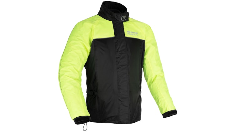 Oxford Regenjacke Gr. 5XL, schwarz / neongelb, Regenjacke "Rainseal" Unisex