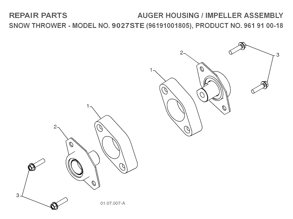 Explosionszeichnung Ersatzteile