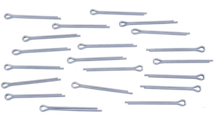 Dresselhaus Splint 3, 2 x 40 mm, Abgabe nur in Packung zu 20 Stück, Preis per Packung, Splint Stahl