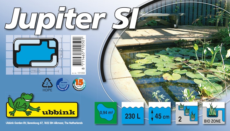 Ubbink Teichschale Fertigteich Jupiter SI - 230 l