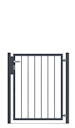 Vorschaubild dz Flügeltor VARIO basic ST Einzeltor -Verschiedene Höhen