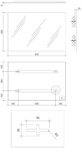 Ximax Infrarotheizkörper SPIEGEL Paneel