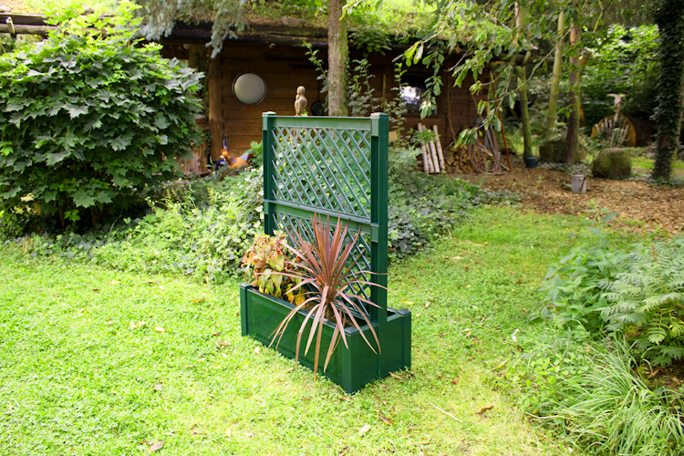 KHW Pflanzkasten groß mit Zentralspalier (2-tlg.) 100 cm