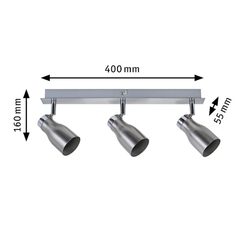 Paulmann Spotlight Meli GU10 Nickel satiniert