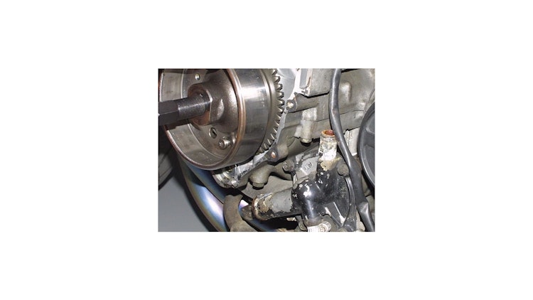 Bikeservice Polradabzieher M20 x 1,5 mm, Außengewinde, Rechtsgewinde