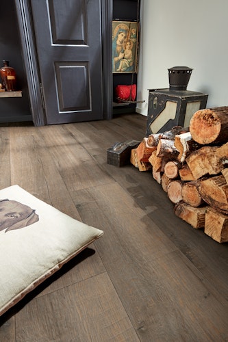 HANDMUSTER MEISTER Designboden MeisterDesign. next DD 500 S 6986 Altholzeiche lehmgrau Authentic Wood-Struktur