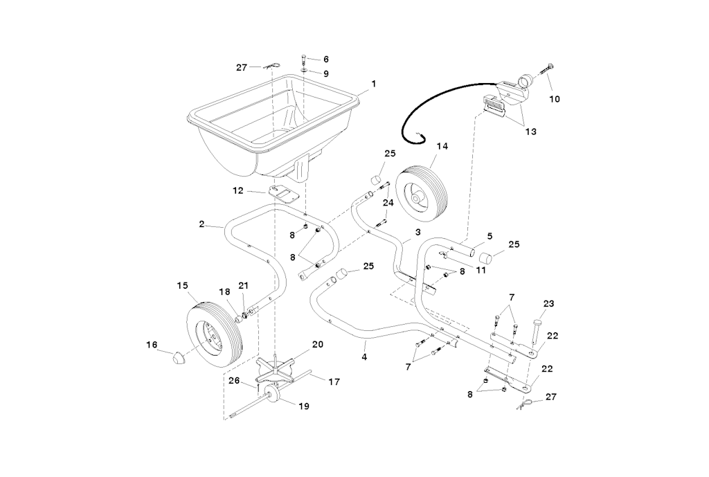 Explosionszeichnung Ersatzteile
