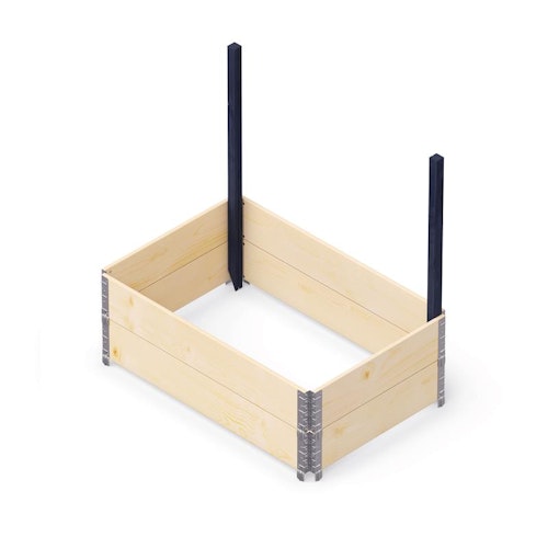 NOOR upyard™ Halterung für Rankgitter, Set von 2 Stück schwarz