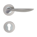 Vorschaubild Griffwerk FRANCESCA Schraubtechnik GK4 -Chrom/Nickelmatt Rosettengarnitur -Schraubt. -PZ -TS 40-45mm