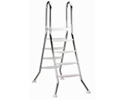 myPOOL Edelstahlleitern Ø Holm 43 mm, besonders stabile Ausführung