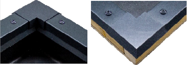 Eckwinkel für die Blendenabdeckungen Typ 1b 30 mm (4er Set 90°)