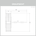 Vorschaubild Akubi Doppelschaukel Anbau inkl. Klettergerüst passend zu Anna, Danny, Frieda Lotti, Luis und Löwenherz