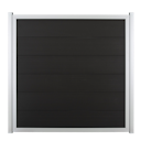 Vorschaubild GroJa Viento Designzaun  Sondermaß Element mit Rahmen Silber
