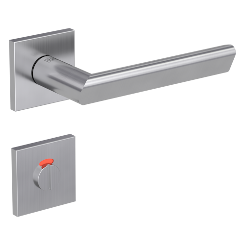 Griffwerk VAYA 137 TRI fast2fix Fast2Fix GK3 Rosetten eckig WC rot/weiß Edelstahl matt