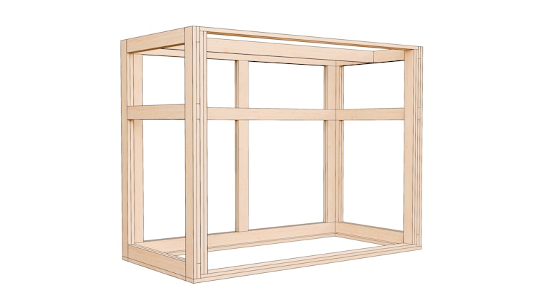 Bertilo HPL Geräteschrank Terrace - 6 mm