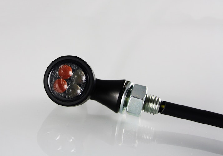 PROTECH Universal LED-Blinker RC-70 Spiegel & Blinker Schwarz für BMW F 900 R,KAWASAKI Ninja 1000 SX,KTM 1290 Super Duke GT