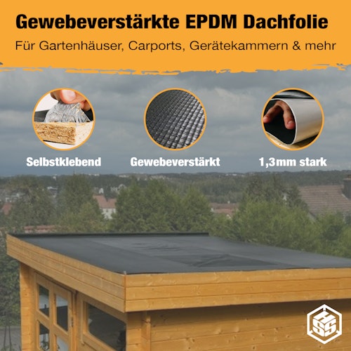 HSS EPDM Dachbahn EasyStick selbstklebend KSK