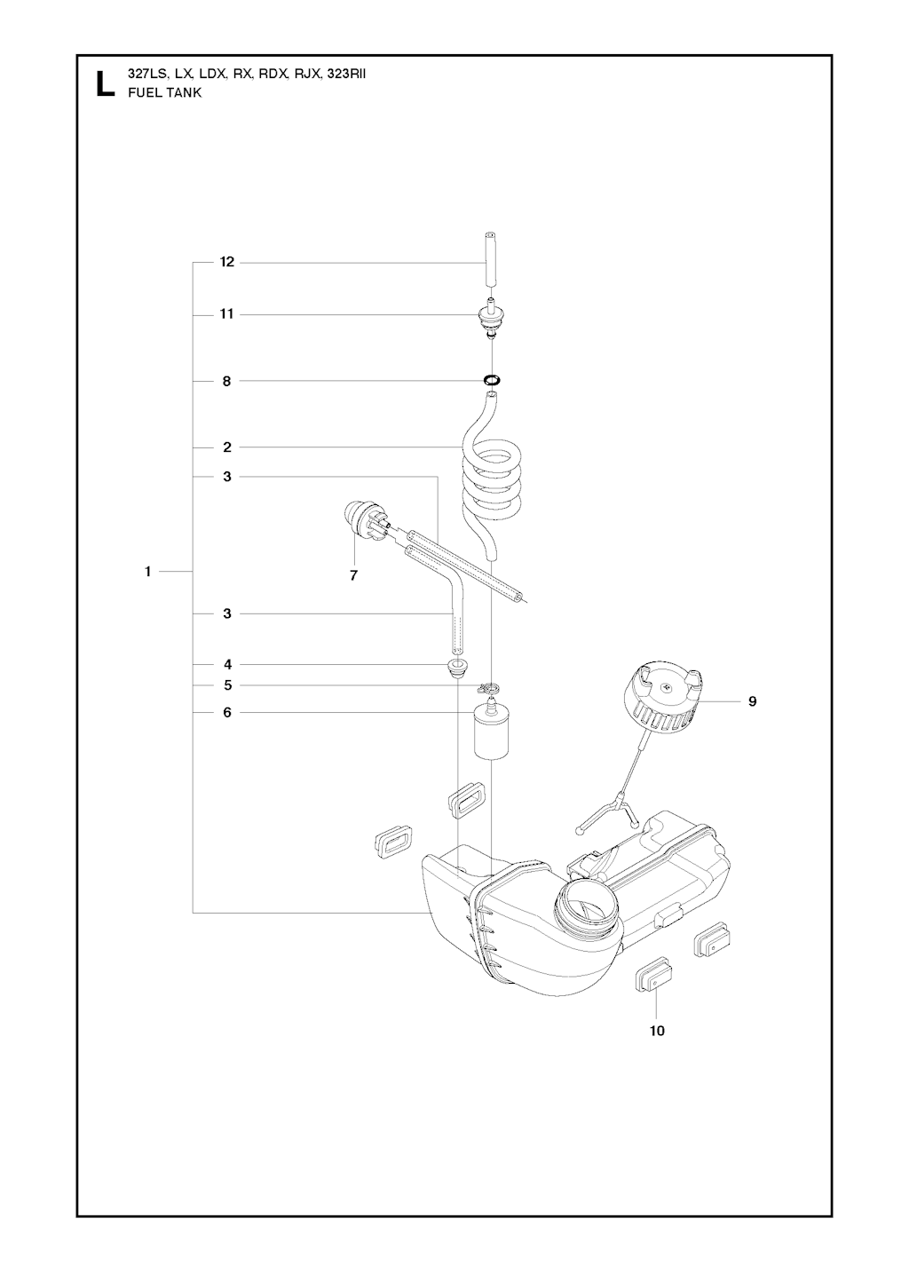 Explosionszeichnung Ersatzteile