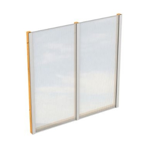 Skan Holz Seitenwände aus Polycarbonat für Terrassendach (freistehend)