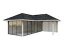 Vorschaubild Palmako Pavillon Bianca 24,9 m² Set 214 Slide - 28 mm