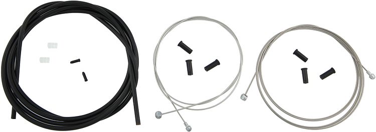 CONTEC Bremszug-Set Stop+ schwarz,silber