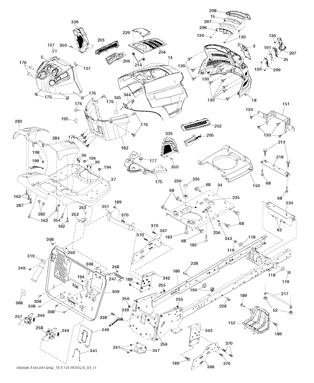 Explosionszeichnung Ersatzteile