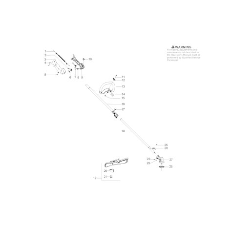 Husqvarna Rasentrimmer 125 LDX, 545103446, 20103100001-Current