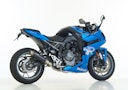 Vorschaubild SHARK KOMPLETTANLAGE Aluminium eloxiert schwarz SRC 4 für SUZUKI GSX-8R,GSX-8S EURO5  