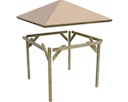 Vorschaubild Karibu 4-Eck Pavillon Holm 1 kesseldruckimprägniert