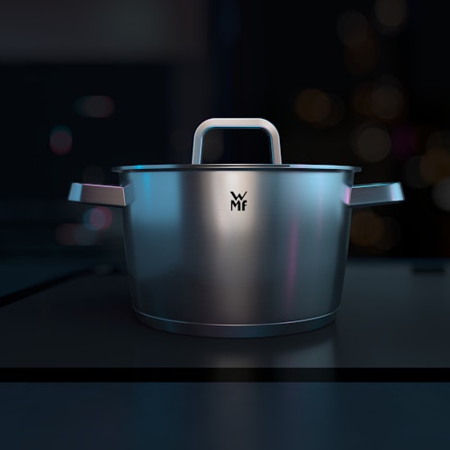WMF Iconic Kochgeschirr-Set 2-teilig 1x Fleischtopf 22cm, 1x Bratentopf 22cm