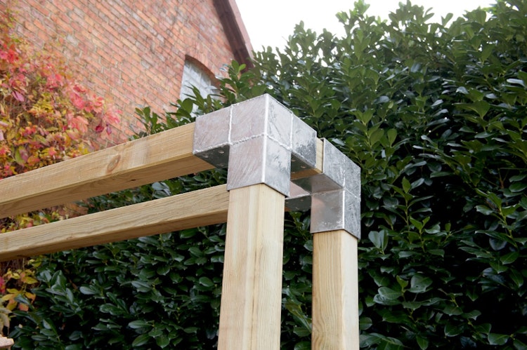 T&J QUATRO-Steckverbinder Ecke zweifach, für 9 x 9 cm 20 x 20 x 20 cm