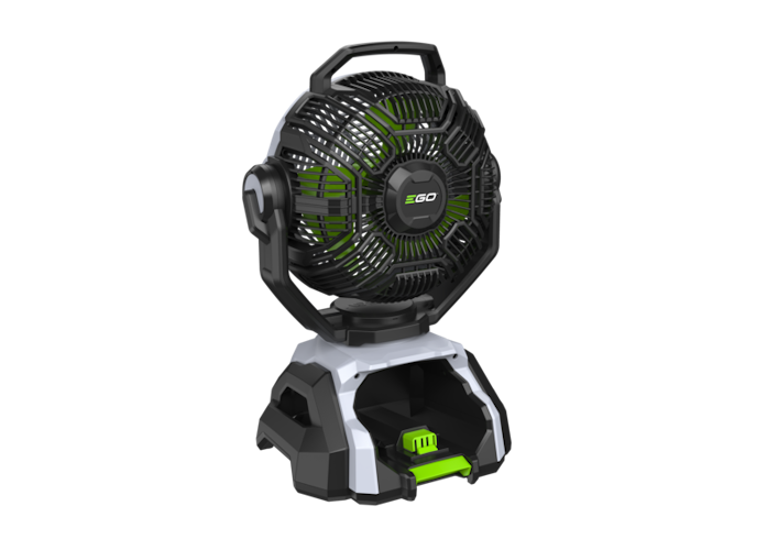 EGO Power Akku-Ventilator FN1000E 25 cm, Sprühnebelkühlfunktion Kit