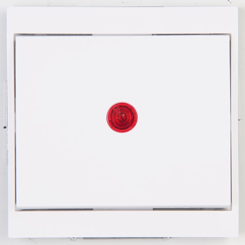 Kopp Kontrollschalter MALTA arktis-weiß, beleuchtet