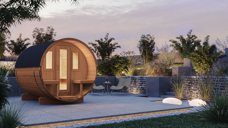 Wolff Finnhaus Saunafass Fasssauna 250