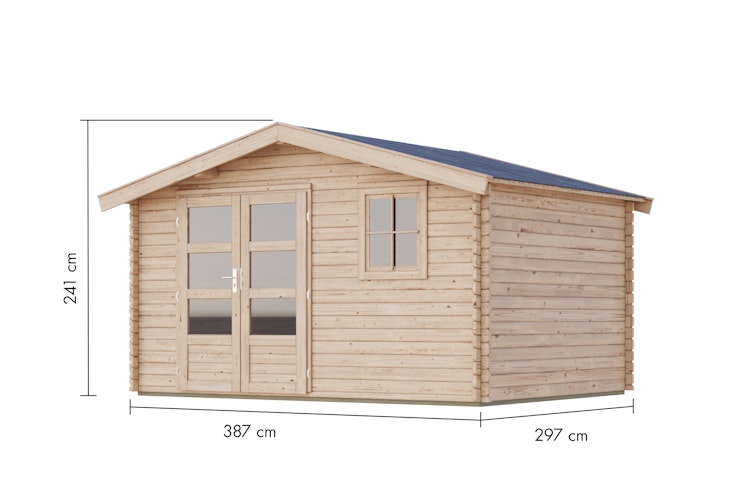Karibu Woodfeeling Gartenhaus Felsenau 3/5 - 38 mm