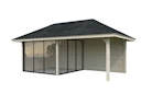 Vorschaubild Palmako Pavillon Bianca 16,6 m² Set 205 Slide - 28 mm