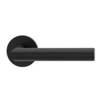 Griffwerk LUCIA PROFESSIONAL PVD+ Schraubtechnik Rosetten rund smart2lock 2.0 R Graphitschwarz PVD+