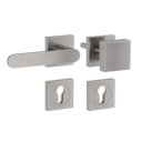 Vorschaubild Griffwerk Wechselgarnitur AVUS eckig - Samtgrau, Kaschmirgrau, Graphitschwarz