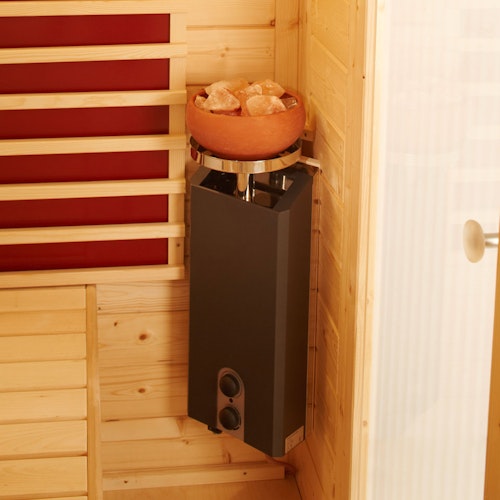 Infraworld Infrarotkabine TrioSol Natura 148 inkl. 5-teiligem gratis Zubehörset