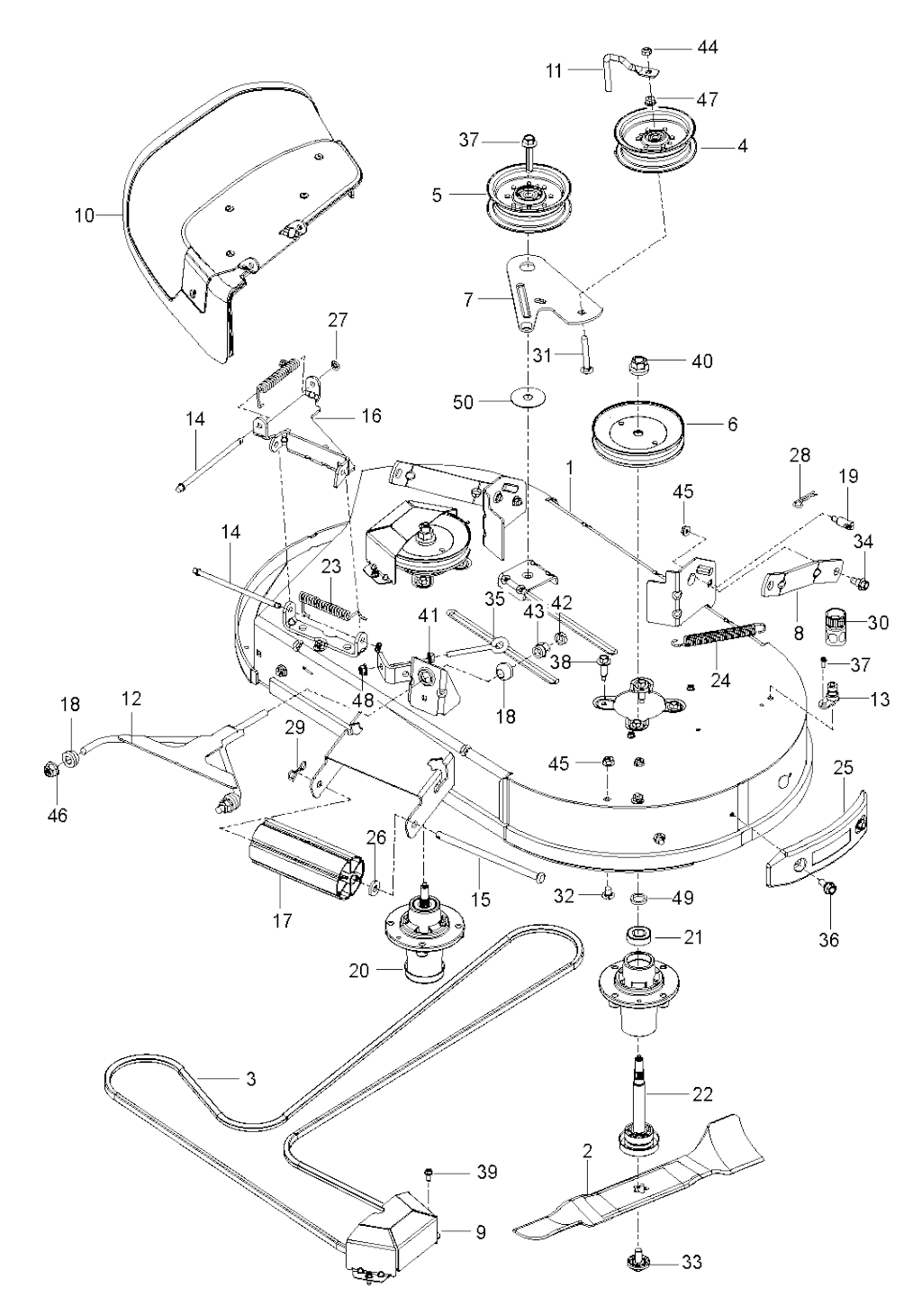 Explosionszeichnung Ersatzteile
