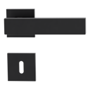 Vorschaubild Griffwerk VAYA 200 CUBICO fast2fix Fast2Fix Rosetten eckig Buntbart Graphitschwarz