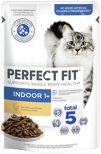 PERFECT FIT Indoor 1+ 85 Gramm Katzennassfutter