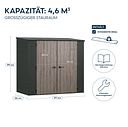 Vorschaubild Suncast Kunststoff-Geräteschrank Modern (groß) - stahlverstärkt