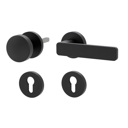 Griffwerk Wechselgarnitur MINIMAL MODERN SIEGER DESIGN - Samtgrau, Kaschmirgrau, Graphitschwarz