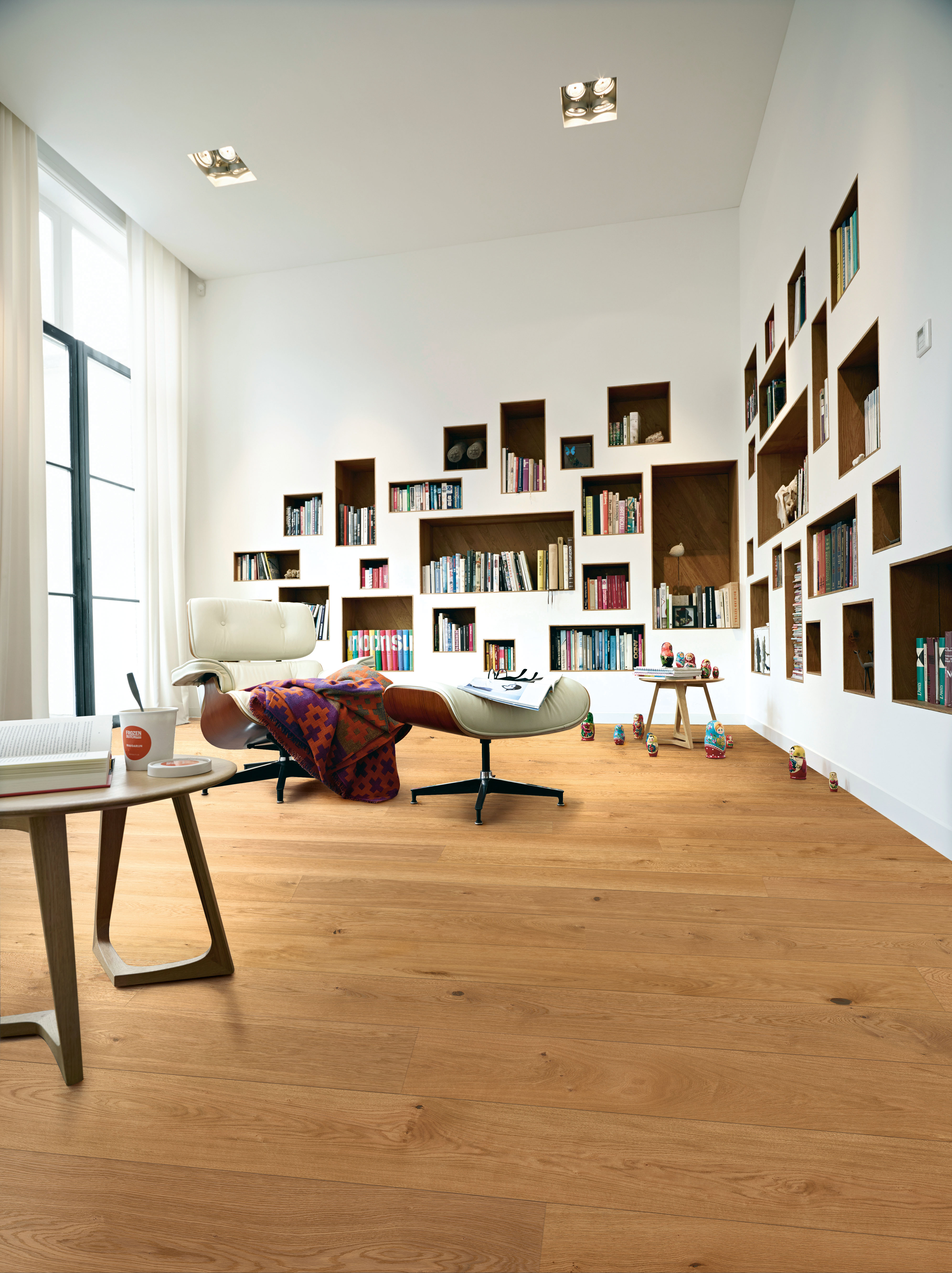 MEISTER Lindura-Holzboden HD 400 2200 x 270 x 11 mm 8947 Eiche authentic light gebürstet naturgeölt 220 cm