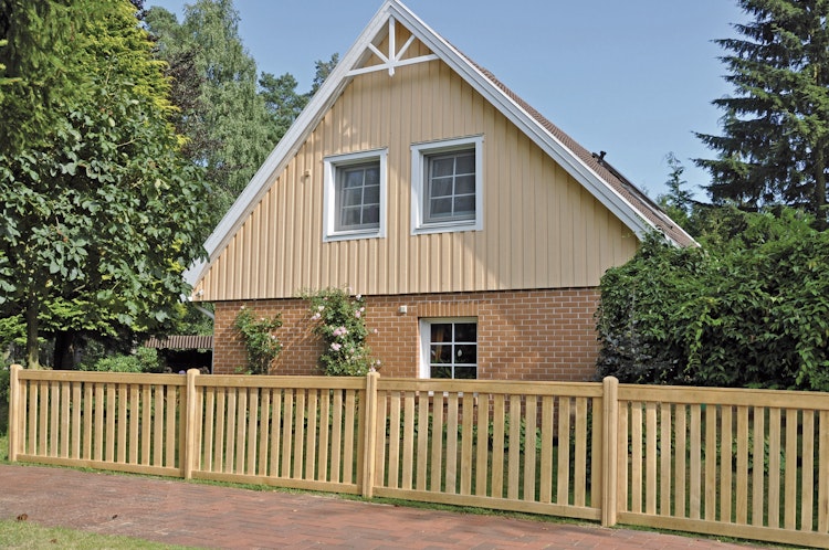 T&J ANTONIO Rahmenzaun rohe Eiche 180 x 90 cm