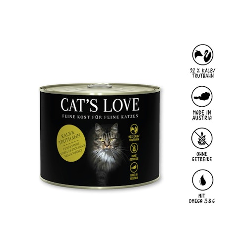 Cat's Love Adult Mix 200g Dose Katzennassfutter