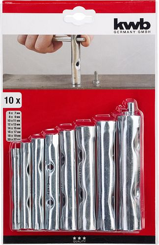 Kraftixx Rohr-Steckschlüssels.10-tlg,KX 110590