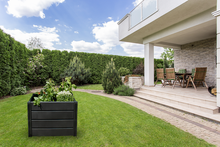 KHW Hochbeet Demeter Größe M - B 82 x T 82 x H 61 cm - 336 l