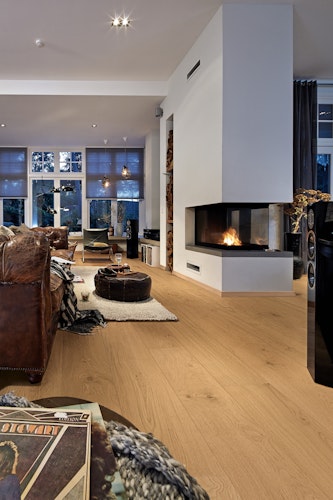 MEISTER Lindura-Holzboden HD 400 | ultramattlackiert (Sonderformat) 2200 mm x 205 mm  Eiche lebhaft pure geb 8936